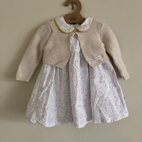 Harry Potter Baby Girl Dress and Cardigan Set - Picture 1 of 8